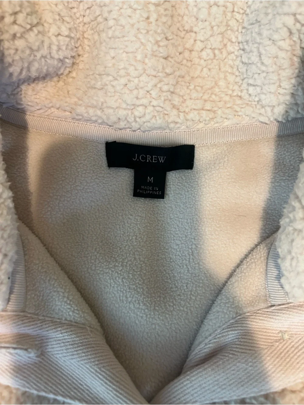 J. CREW | Sherpa Cotton Collared Pullover
